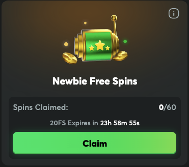 60 No Deposit Free Spins at BC.GAME